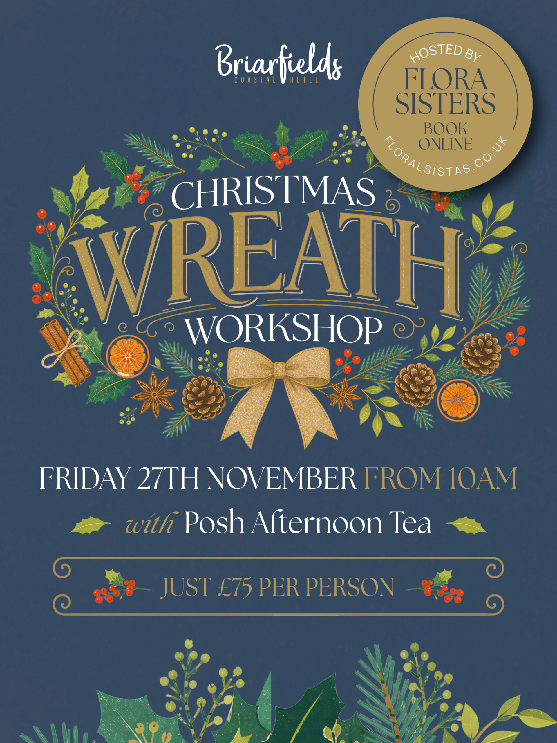 Christmas Wreath Workshop - Event North Norfolk
